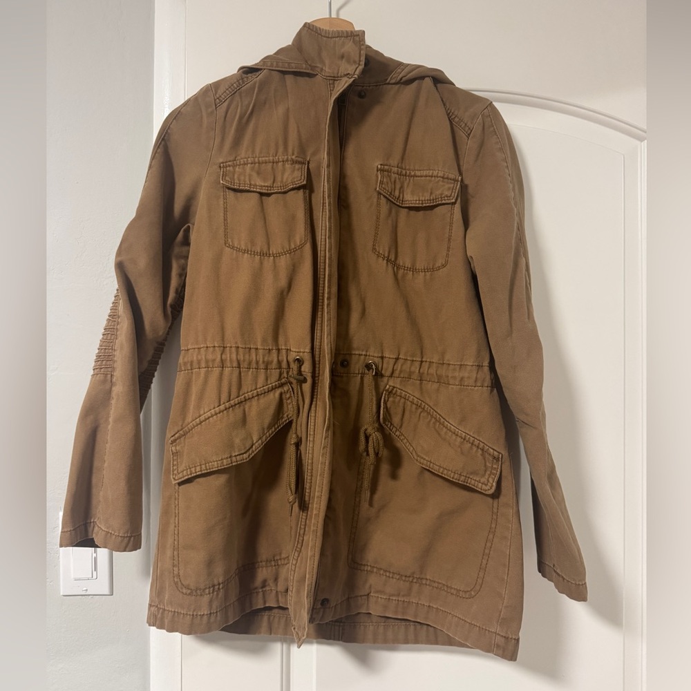 Women’s Brown Hooded Jacket